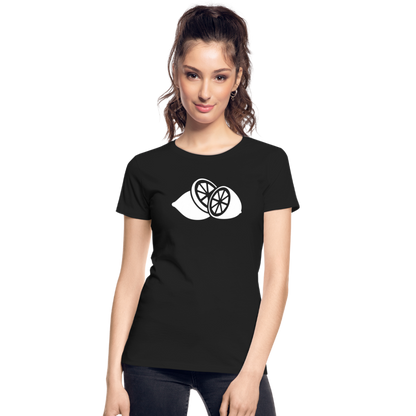 Frauen Premium Bio T-Shirt - Schwarz