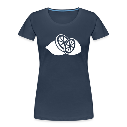 Frauen Premium Bio T-Shirt - Navy