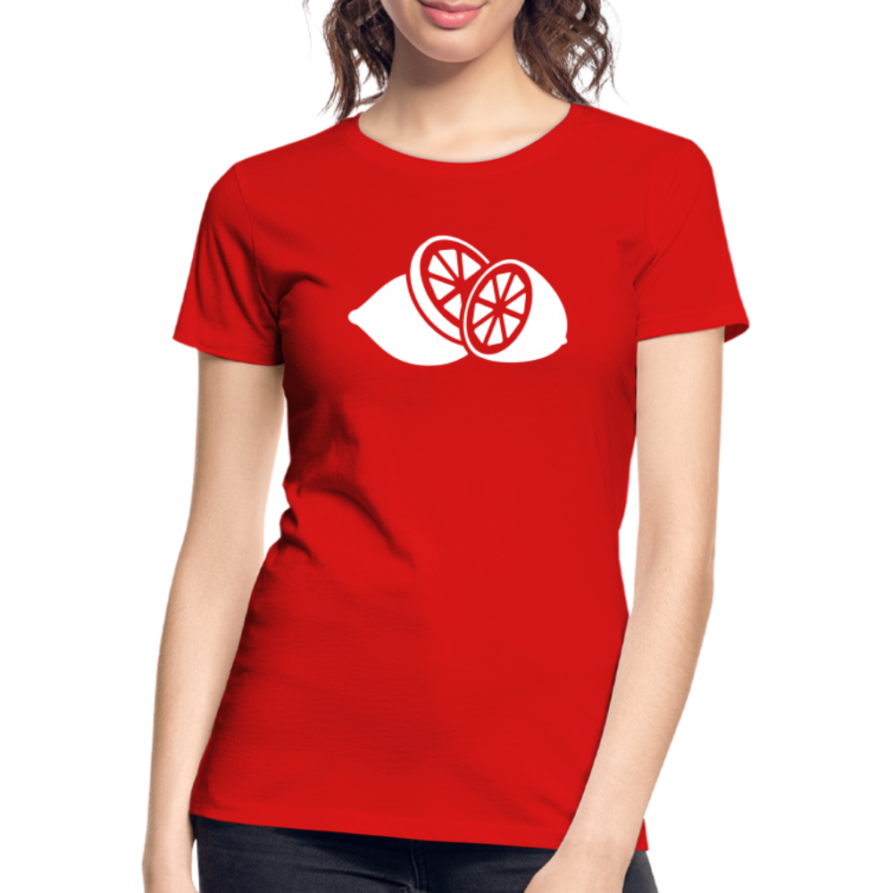 Frauen Premium Bio T-Shirt - Rot