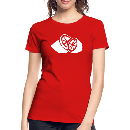 Frauen Premium Bio T-Shirt - Rot