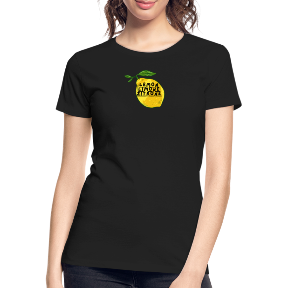 Frauen Premium Bio T-Shirt - Schwarz