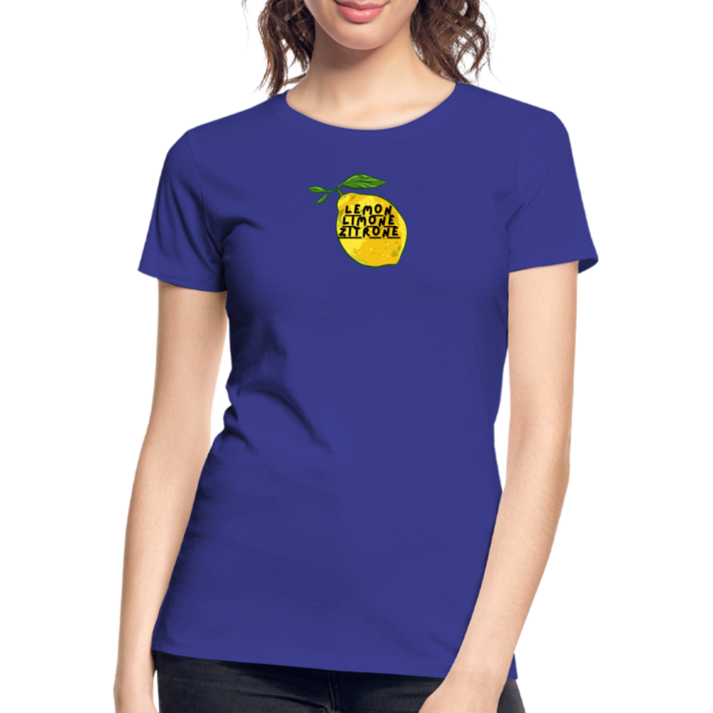 Frauen Premium Bio T-Shirt - Königsblau