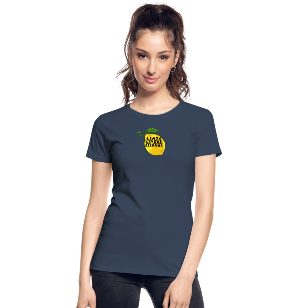 Frauen Premium Bio T-Shirt - Navy
